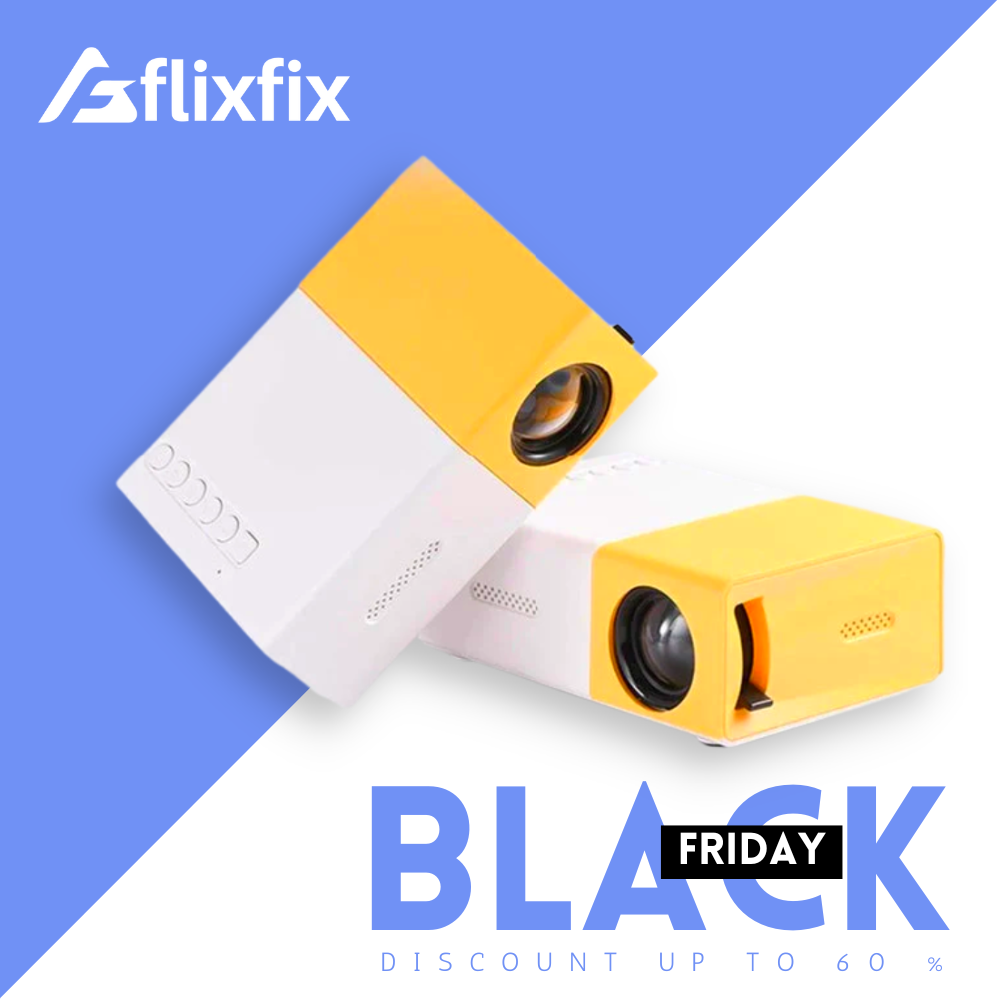 FlixFix™ Mini Projector